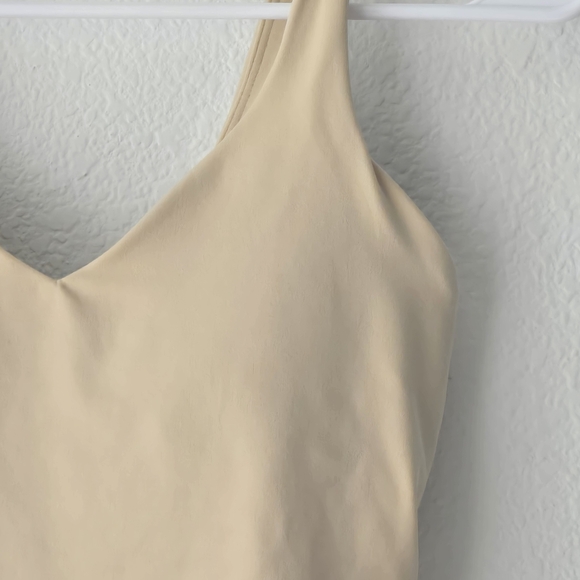 Lululemon Align Tank Top Light Support - Size 2 - Cream - A/B Cup - Picture 4 of 10